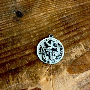 Sterling silver Saint Michael pendant